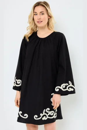 VILA VIPOLENE O-NECK L/S SHORT DRESS by
