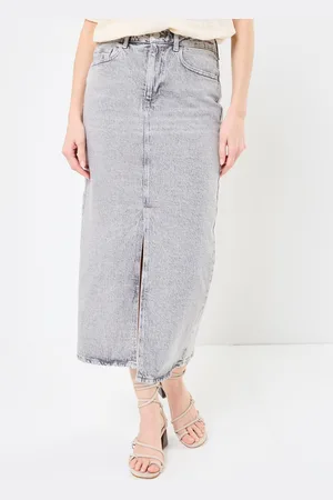 VILA VIJAF HW MIDI DENIM SKIRT-NOOS by