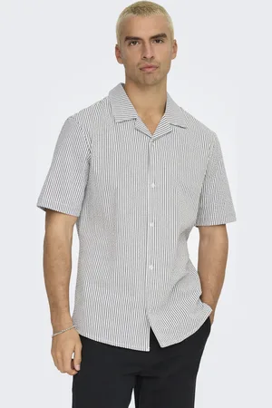 Only & Sons ONSLOUNGE REG SS RESORT SEERSUCKER 0267 by