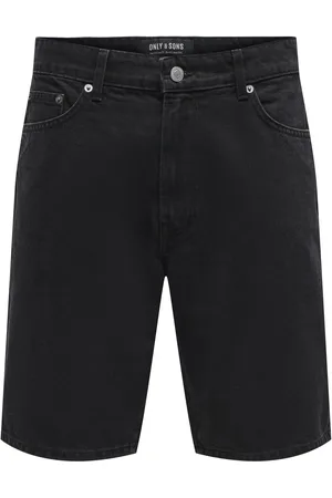Only & Sons ONSFADE BLACK 9087 TAI DNM SHORTS NOOS by