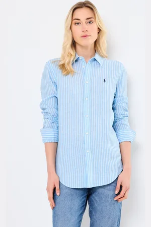 Ralph Lauren Classic-Long Sleeve-Button Front Shirt by