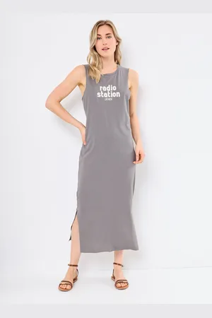 Noisy May NMMAX SL MIDI DRESS JRS FWD by