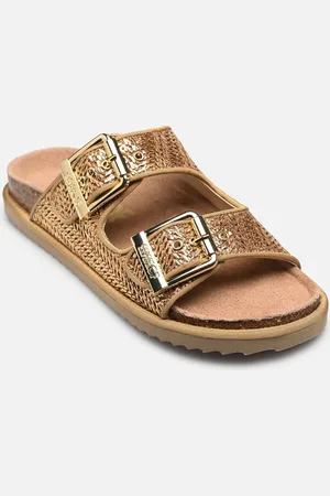 Colors of California Sandal laminated rafia by