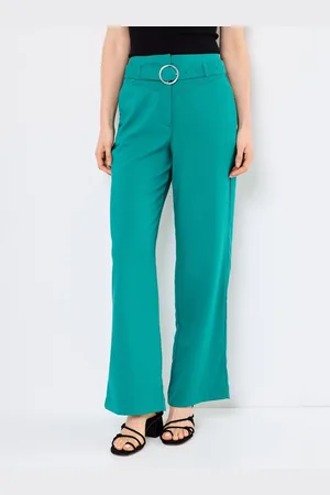 VILA VIBANZIA HW BELTED WIDE PANTS by