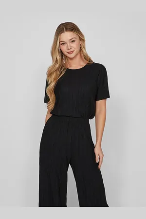 VILA VIPLISA O-NECK S/S TOP - NOOS by
