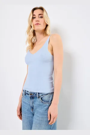 VILA VIWENNIE V-NECK RIB KNIT S/L TOP - NOOS by