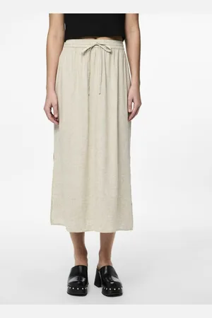 Pieces® PCPIA MW ANKLE SKIRT WVN NOOS by
