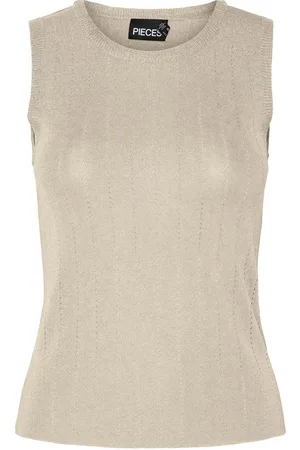 Pieces® PCSALIMA SL O-NECK KNIT TOP BC by