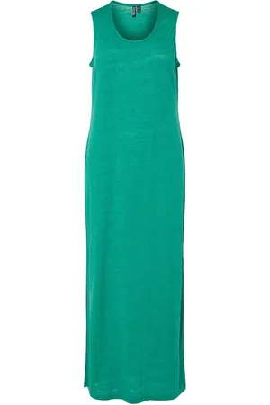 Pieces® PCTATIENNE SL U-NECK ANKEL DRESS JRS FC by