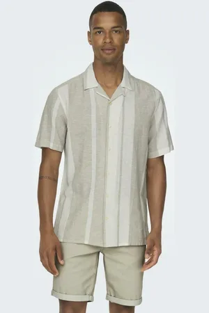 Only & Sons ONSCAIDEN LIFE STRIPE LINEN RESORT NOOS by