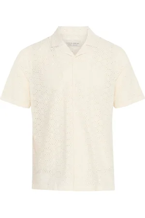 Casual Friday CFLOGAN SS RC broderie anglaise shirt by