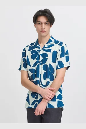 Casual Friday CFWESTON SS RC printet linen shirt by