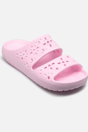 Crocs Classic Floral Cut Out Sandal by