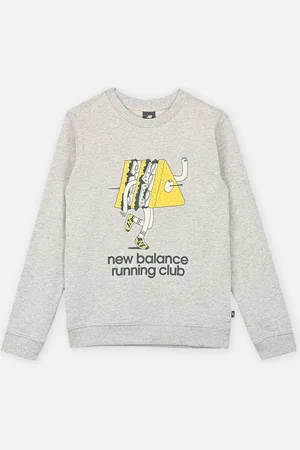 New Balance NB Running Club Cartoon Graphic FT Crew by