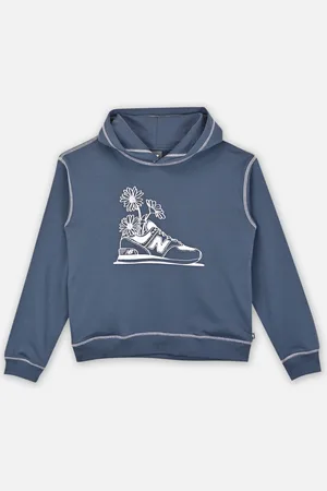 New Balance NB Floral Sneaker Graphic FT Hoodie by