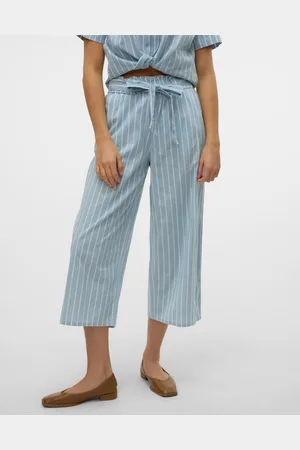 VERO MODA VMXENIA HR CHAMBRAY PAPERBAG CULOTTE by