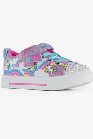 Skechers Twinkle Toes meisjes sneakers roze