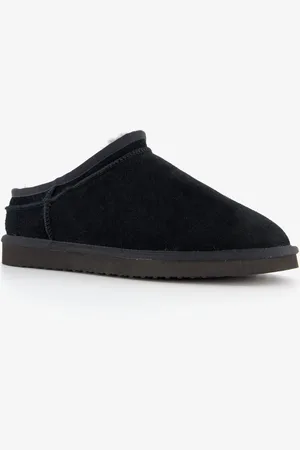 Hush Puppies Gevoerde suede heren pantoffels