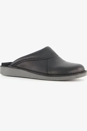 Natuform Leren heren pantoffels