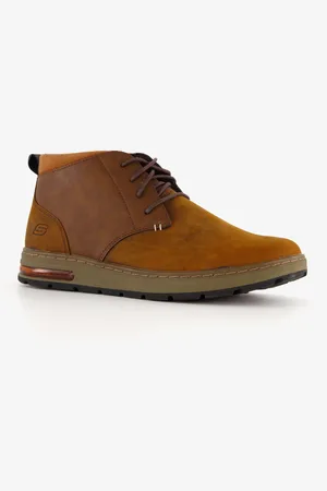 Skechers Evenstone hoge leren heren sneakers