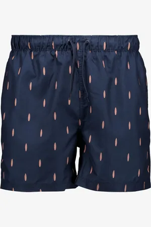 Osaga Heren zwemshort met print donkerblauw
