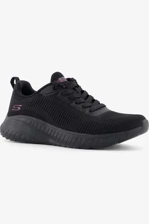 Skechers Zwarte Bobs Squad Chaos dames sneakers