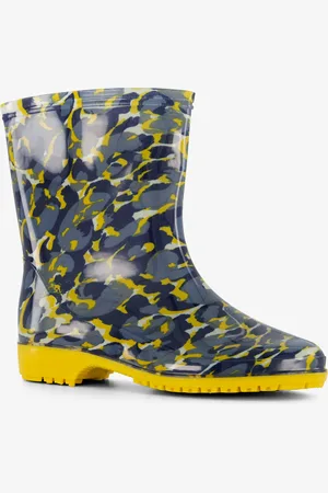 Scapino Dames regenlaarzen met camouflageprint
