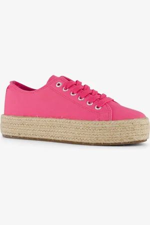 Blue Box Dames sneakers met jute zool