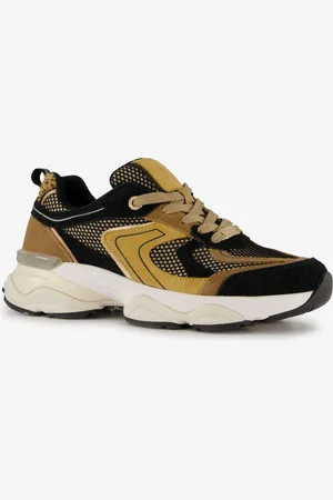 Hush Puppies Leren dames dad sneakers