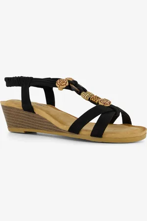 Blue Box Dames sandalen met lage sleehak