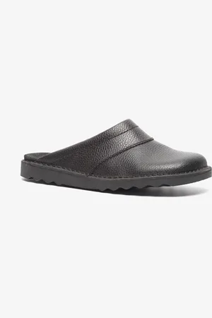 Natuform Leren heren pantoffels