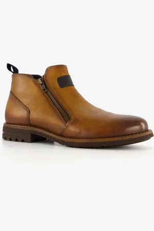 Bugatti Leren herenschoenen bruin