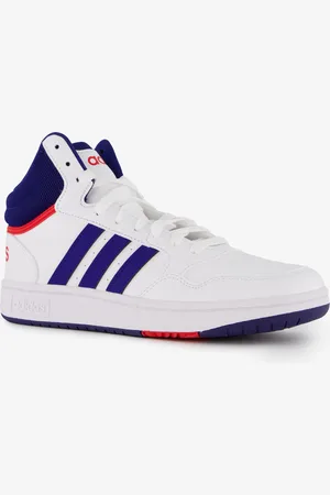 adidas Hoops 3 kinder sneakers blauw