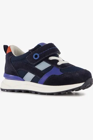 TwoDay Leren jongens sneakers oranje