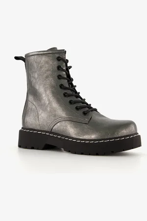 Blue Box Lak dames veterboots