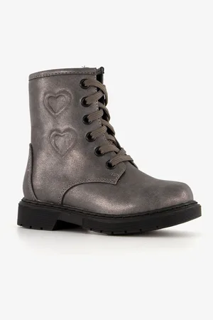Blue Box Meisjes veterboots met hartjes