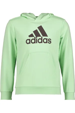 adidas U BL kinder hoodie lichtgroen