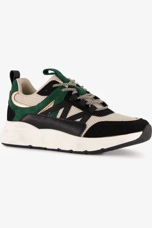 Blue Box Dames dad sneakers groen