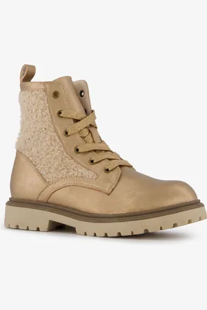 Blue Box Meisjes teddy veterboots