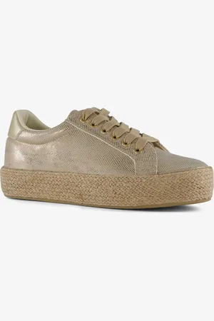 Blue Box Dames sneakers met jute zool