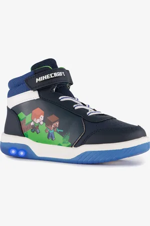 Minecraft Hoge jongens sneakers met lichtjes