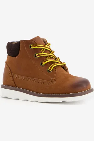Groot Leren jongens veterboots