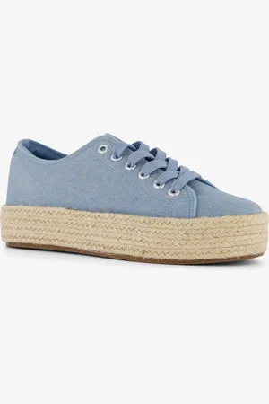 Blue Box Dames sneakers met jute zool