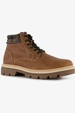 QS by s.Oliver Heren veterboots bruin/