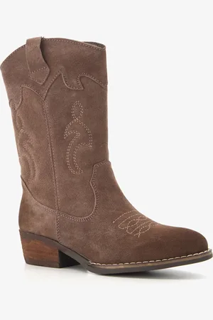 TwoDay Suede meisjes western laarzen