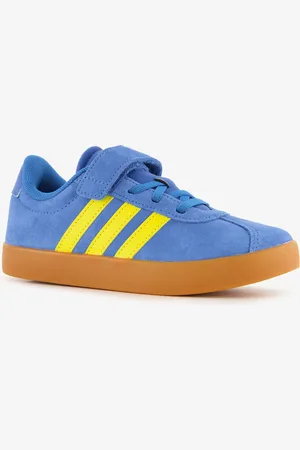 adidas VL Court 3.0 kinder sneakers geel