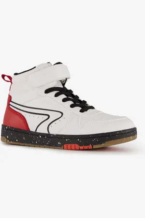Blue Box Hoge jongens sneakers met rode details