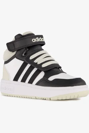adidas Hoops Mid 3.0 kinder sneakers zwart