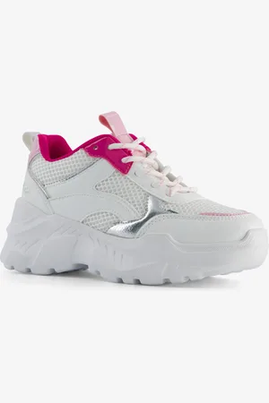 Blue Box Meisjes dad sneakers en beige