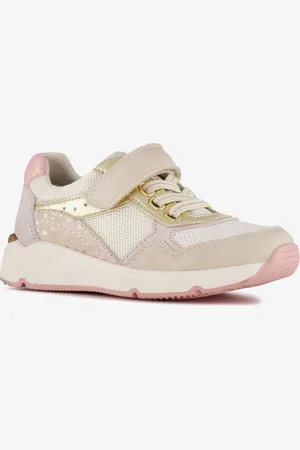 TwoDay Leren meisjes sneakers goud
